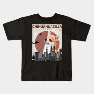 Chihuahuazilla - Chihuahua Dog Giant Monster Kids T-Shirt